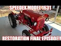Speedex model 1631 restoration final episode