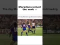 Download Lagu Maradona fighting 💀🔥 #football #maradona #maradona10 #pele  #ronaldo #barcelona #barca #messi #cr7