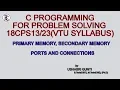 c programming for problem solving bhavacharanam