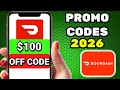 DoorDash Promo Code 2026 How to Get the Best Working DoorDash Coupons Up to 100 Off