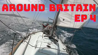 Sailing round Bardsey island heading for Porthdinllaen  Sailing around Britain, Episode 4