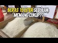 Lagu Beras 15 liter sebulan, Memang Cukup ⁉️