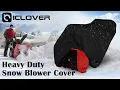 IC ICLOVER Snow Thrower Cover Fit for Two Stage Snow Blower from 24 to 26 Heavy Duty 420D Oxford