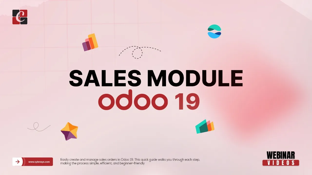Odoo 19 Sales Module Webinar