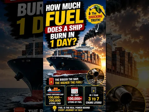 How Much Fuel Does a Ship Burn in 1 Day? 🚢⛽