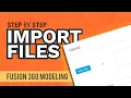 Download Lagu Fusion 360 Beginner: Import or Upload a File to Fusion 360