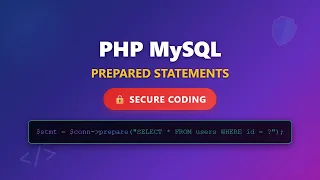 PHP MySQL Secure Database Queries with Prepared Statements