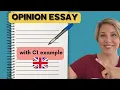No idea how to write an OPINION ESSAY