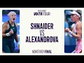 Download Lagu Diana Shnaider vs. Ekaterina Alexandrova | 2025 Monterrey Final | WTA Match Highlights