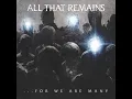 The Last Time - All That Remains - Lyrics
