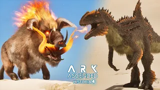 NUEVO JABALÍ DE FUEGO Y DINOSAURIO TIBURÓN DE ARENA CONCAVENATOR! ARK Ascended Historia