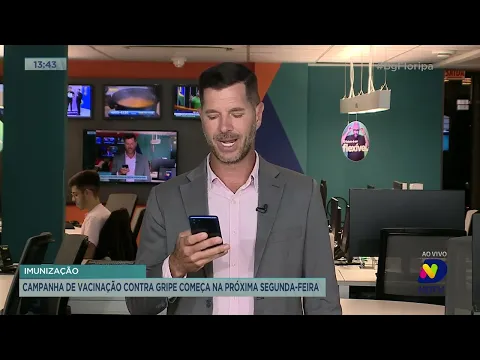 Campanha de vacinação da gripe começa na segunda-feira em todo estado