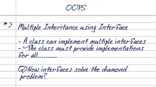Multiple Inheritance in Java using Interface