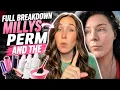 FULL BREAKDOWN MILLYS PERM AND THE AFTERMATH DRAMA Milly has a few exchanges with big creators over