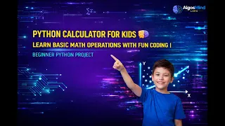 Python Calculator for Kids Learn Basic Math Operations with Fun Coding Beginner Python Project