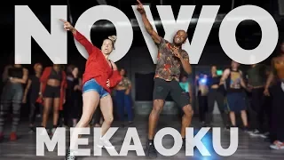 dj spinall u0026 wizkid nowo meka oku afro dance choreography