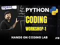 Python in Kannada Coding Workshop - 1 Complete Basics to Mastery Series