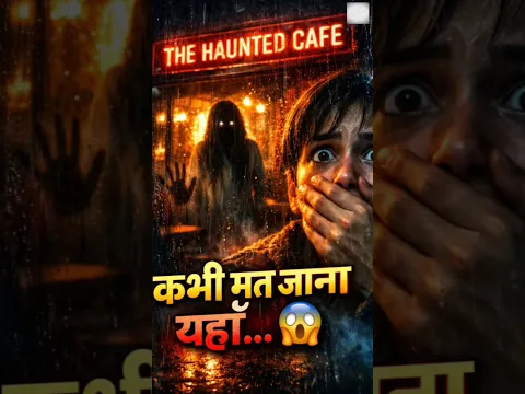 Haunted cafe 😱 | कभी मत जाना यहाँ | Real Horror Story #shorts #youtubeshorts
