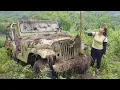 Download Lagu Girl Restores 1945 JEEP Abandoned for 80 Years - Full Cleaning Bringing the Legendary Classic Back