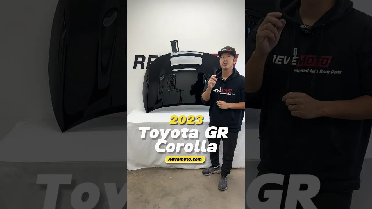2023-2025 Toyota GR Corolla : Hood Painted