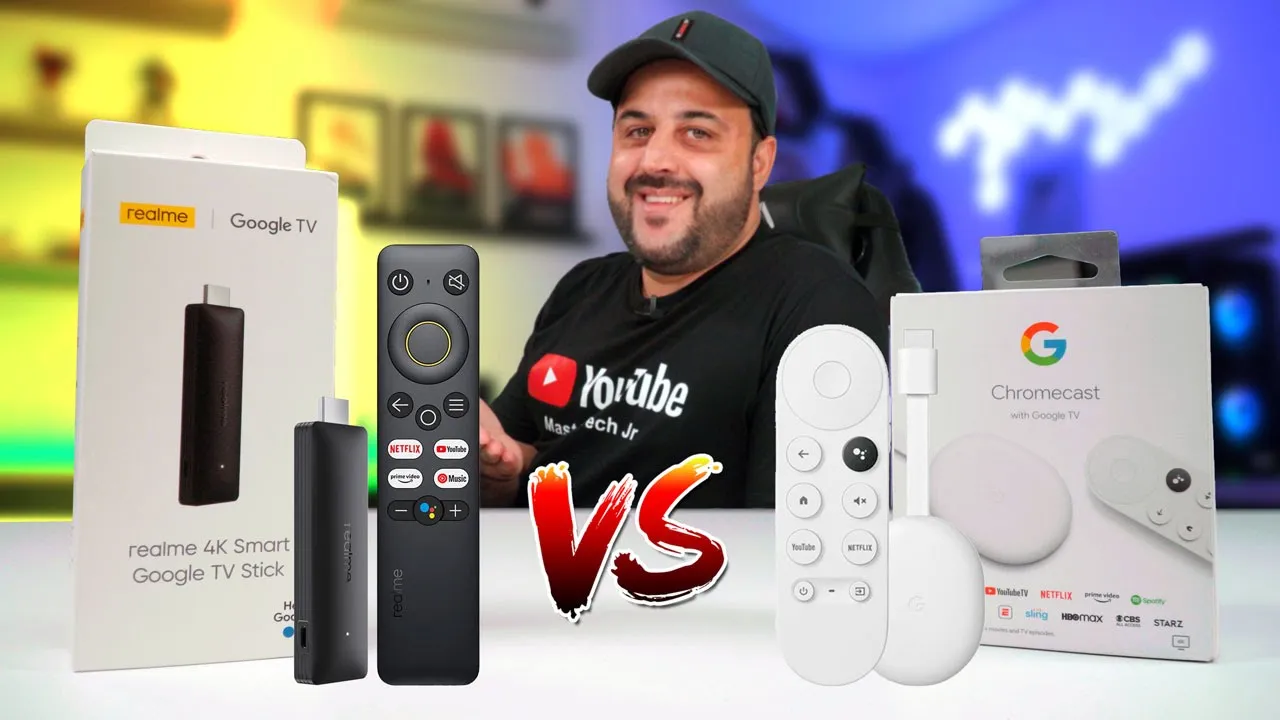 CHROMECAST Google Tv Stick vs REALME Google Tv Stick - Qual o Melhor?