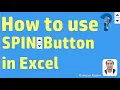 How to Add a Spin Button in Excel