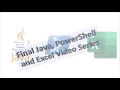 010 Finally to combining Java PowerShell and Excel Window Bat File Jar Java Javaw SwingWorker