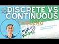 Discrete vs Continuous in Tableau Blue or Green