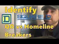 Identify Square D Homeline vs QO Breaker or Breaker Panel