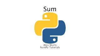 Python Tutorial Numpy Sum