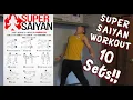 Crazy Super Saiyan darebee workout Intense 10 set workout insane workout
