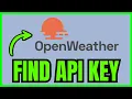 How To Find API Key On OpenWeatherMap QUICK EASY 2026