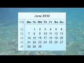 June 2010 Calendar