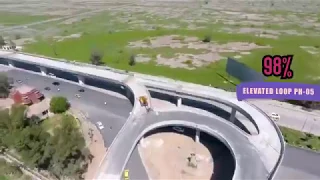 brt peshawar complete route video by drone latest updates april 2019
