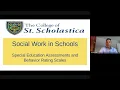 SpEd Assessment Behavior Rating Scales