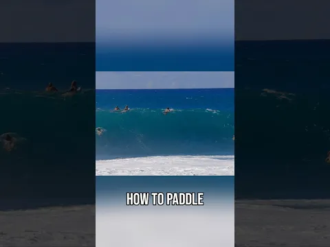 Just keep paddling