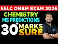 SSLC ONAM EXAM 2026 CHEMISTRY MS PREDICTIONS 30 MARKS SURE MS SOLUTIONS