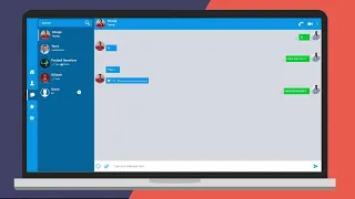 Java Swing GUI Chat Messenger Design