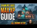 SOLO Grain Rot Base Guide Max XP Aesthetics All Rooms Setup