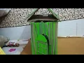 THREE LITTLE PIGS MODEL FOR STORY TELLING COMPETITION MAKING OF HOUSE OF GRASS