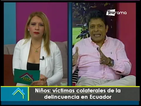 Niños víctimas colaterales de la delincuencia en Ecuador Entrevista a Gino Escobar