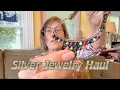 Silver Jewelry Haul What did these pieces sell for on Etsy
