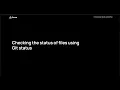 Tracking changes with git status