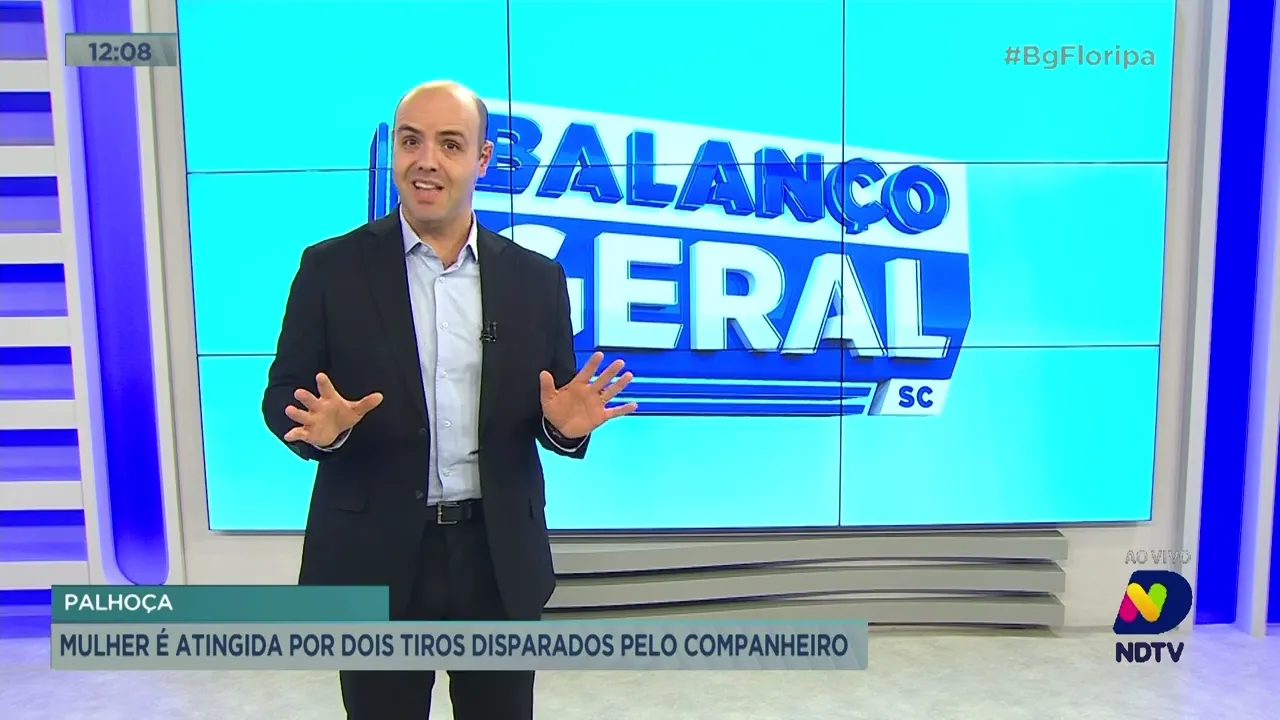 Mulher é atingida por dois tiros disparados pelo companheiro em Palhoça