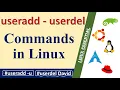 How to create and delete users in Linux useradd userdel
