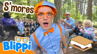 Blippi Smores Adventure! 🍫🔥| Blippi Learns | Learn Science and Cooking with Blippi!