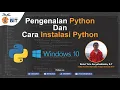 BELAJAR PYTHON PART 1 PEMROGRAMAN PYTHON UNTUK PEMULA
