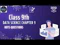 Class 9 Data Science Chapter 9 - Visual Representation of Data HOTS Questions