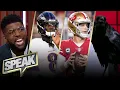 Is the P Lamar Jackson s to lose Brock Purdy a concern for 49ers NFL SPEAK