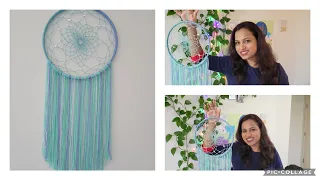 Download 🕸  How to weave new flower Web Dreamcatcher | Beautiful Dream Catcher weaving 🕸 MP3